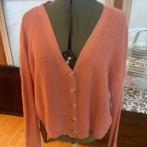 EUC Z Supply Coral Button-Up Cardigan Relaxed Sz L